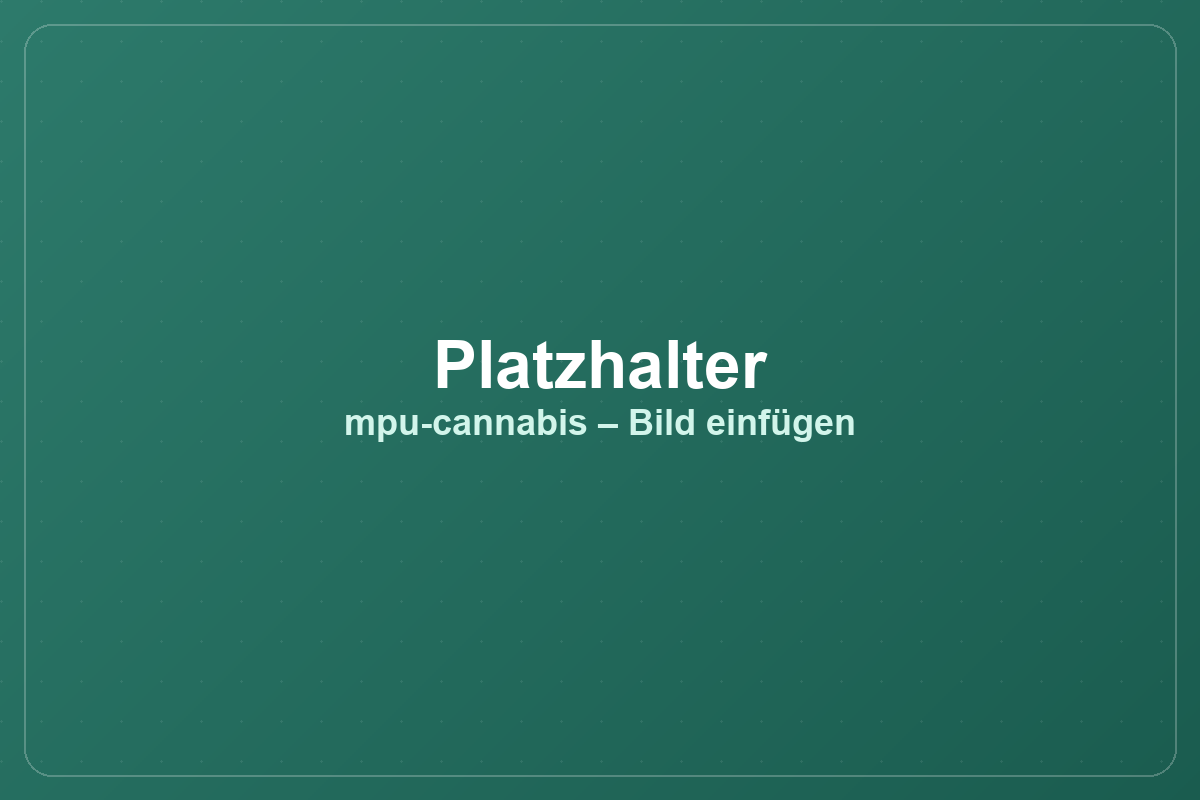 MPU wegen Cannabis & Drogen Stuttgart